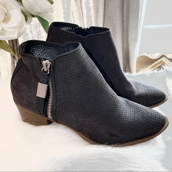 SAM EDELMAN CIRCUS BROWN ZIPPERED BOOTIES SIZE 8.5 - Picture 3 of 16